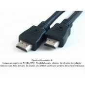 Cable HDMI 1.4 de Alta Velocidad con Canal Ethernet de 2 m